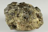 Olive Topazolite Garnet Cluster - Quartzite Mountain, Arizona #188284-1